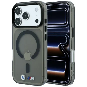 BMW M IML Glossy MagSafe dėklas iPhone 17 Pro / 18 Pro, juodas