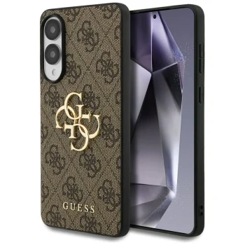 Guess 4G Big Logo dėklas, skirtas Samsung Galaxy S25 Edge, rudas