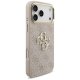 Guess 4G Big Classic Logo dėklas su dirželiu iPhone 17 Pro Max, rožinis