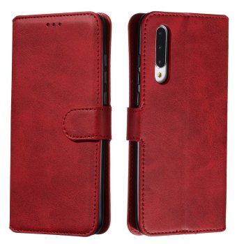 Xiaomi Mi 9 Lite / CC9 / CC9mt atverĉiamas dėklas Classic Wallet, raudonas