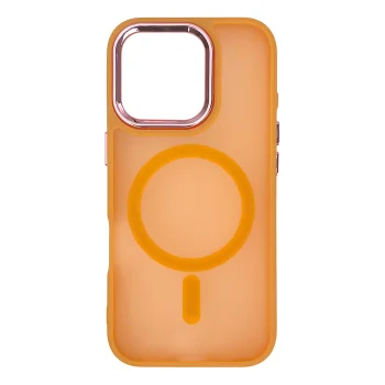Magnetic Collection iPhone 16 Pro Max Case with MagSafe, Orange