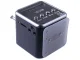 Portable Wireless Bluetooth Speaker with FM Radio and LED, Black
