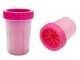 Silicone Dog Paw Cleaner for Dogs and Cats, Portable Paw Washer Cup, Large XL, Pink