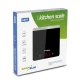 Skaitmeninės virtuvinės svarstyklės GreenBlue GB171 (5 kg / 1 g), juodos