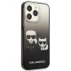 Karl Lagerfeld Gradient Ikonik Karl&Choupette dėklas iPhone 13 Pro / 13