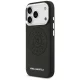 Karl Lagerfeld iPhone 17 Pro dėklas MagSafe PU Round Point Logo, juodas