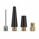 Akumuliatorinis oro kompresorius su 6500mAh baterija, 150 PSI, juodas