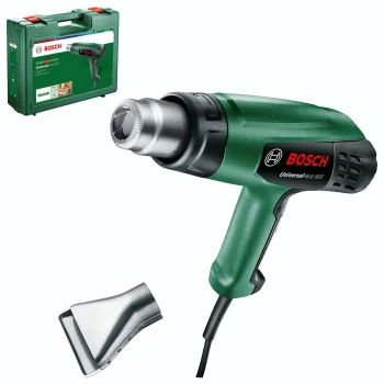 Techninis fenas Bosch UniversalHeat 600 su stiklo apsaugos antgaliu ir lagaminu