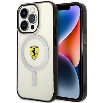 Ferrari Translucent MagSafe dėklas skirtas iPhone 14 Pro, skaidrus