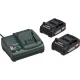 Akumuliatorinis gręžtuvas-suktuvas Metabo BS 18 L, 18V, 2x 2 Ah, metaBOX