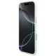 BMW M Silicon Horizontal Line MagSafe dėklas iPhone Air, baltas