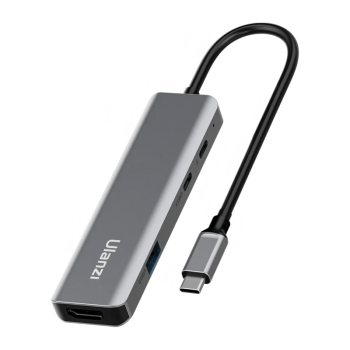 Ulanzi C060 USB-C šakotuvas su vaizdo įrašymo plokšte 4-in-1