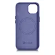 iCarer natūralios odos dėklas iPhone 14 Plus su MagSafe, Light Purple