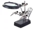 Helping Hand Magnifier with 5 LED Light and Soldering Iron Holder 2.5X 90mm