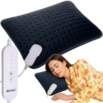 Ruhhy 40x30 cm Electric Heating Pad, Grey