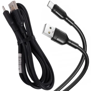 USB-A į USB-C laidas, 1,4 m, 2,1 A