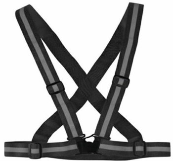 Reflective Harness Vest, Black