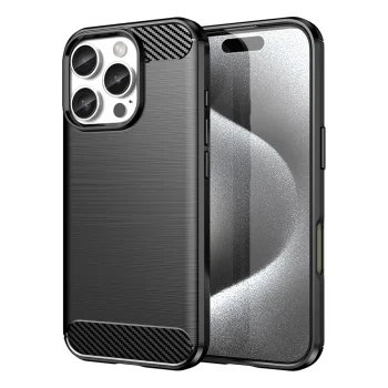 Carbon Case for iPhone 16 Pro, Black
