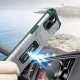 Crystal Ring Case Rugged Armor Cover for iPhone 13 with Kickstand, Green