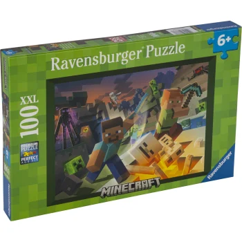 Ravensburger Minecraft XXL vaikiška dėlionė (100 detalių)