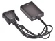 VGA į HDMI adapteris su 3,5 mm garso jungtimi ir USB, Full HD, juodas