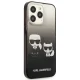Karl Lagerfeld Gradient Ikonik Karl&Choupette dėklas iPhone 13 Pro / 13