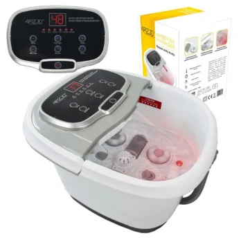 Elektrinis kojų masažuoklis 4Fizjo Foot Massager Pro+, baltas/pilkas