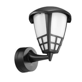 Lauko sieninis šviestuvas Maclean MCE519 B 1xE27 IP65, juodas