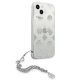 Guess iPhone 13 mini dėklas Peony Chain Collection, sidabrinis
