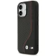 BMW dėklas iPhone 17 telefonui M Carbon Line & Logo MagSafe, raudonas