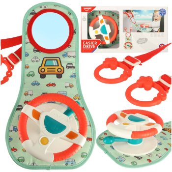 Baby Car Seat Toy Interactive Driving Steering Wheel