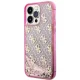 Guess dėklas iPhone 14 Pro Max telefonui Liquid Glitter 4G, rožinis