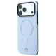 Mercedes Leather 3D MagSafe dėklas iPhone 18 Pro Max / 17 Pro Max, mėlynas