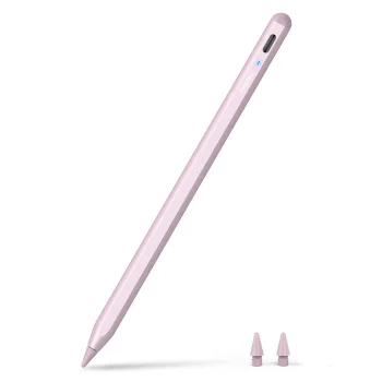 Aktyvusis stilius iPad planšetiniams kompiuteriams Metapen A8 V4 USB-C, rožinis