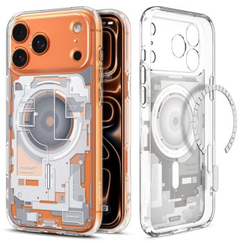 Spigen iPhone 17 Pro Case Ultra Hybrid Mag Zero One, White