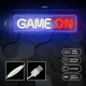 LED neoninis užrašas Forever Light GAME ON, įvairiaspalvis