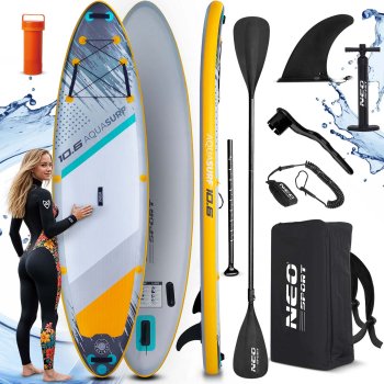Pripučiama irklentė Neo-Sport Aquasurf 10.6, 320x84x15 cm