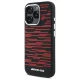 Mercedes dėklas iPhone 16 Pro telefonui AMG Silicone Graphics MagSafe, juodas