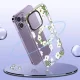 Tech-Protect MagMood MagSafe dėklas, skirtas iPhone 15 Pro, White Daisies
