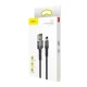 USB to Lightning Cable Baseus Cafule 2m 1.5A Gray/Black