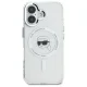 Karl Lagerfeld dėklas iPhone 16 telefonui IML Metal Karl Head MagSafe, baltas