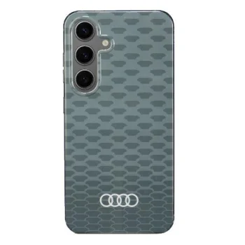 Audi IML Stitching Pattern MagSafe dėklas telefonui Samsung Galaxy S24, pilkas