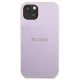Apsauginis dėklas Guess Saffiano Hot Stamp iPhone 13 mini, violetinis