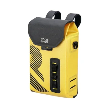 Rockbros AS-160 Waterproof Handlebar Bike Bag 1.3L - Yellow