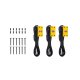 Thermaltake CT120 EX Reverse ARGB Sync Bumblebee ventiliatoriai, 3 vnt.