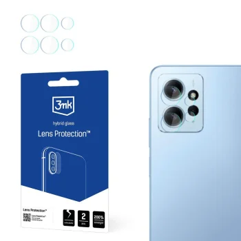 3mk Lens Protection hibridinis kameros stiklas Xiaomi Redmi 12 (4 vnt.)