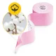 4FIZJO Kinesiology Tape 5 cm x 5 m, Light Pink