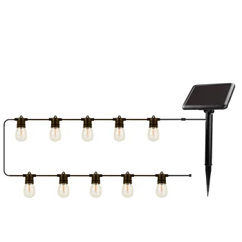 Forever Light SUNARI FLS-60 LED saulės girlianda, 7.5m, 10 lempučių, IP44