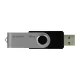 Goodram Twister 16 GB USB 3.0 atmintinė, juoda
