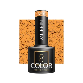 OCHO NAILS Muffin M01 Hybrid Gel Polish with Speckle Effect, 5 g
